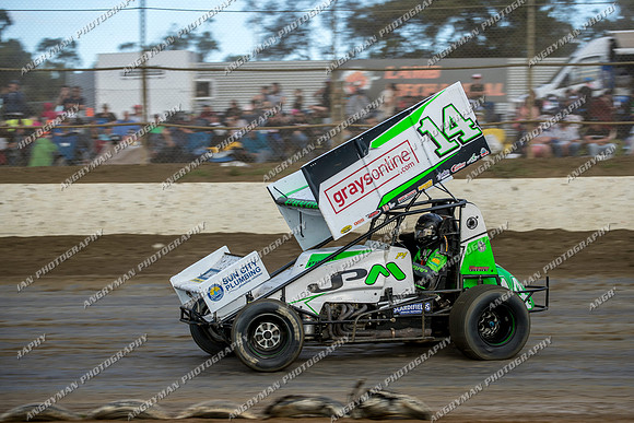 Sprintcar 14 W14 - 20 - Latrobe - Feb 3rd 2018 - WSS-8
