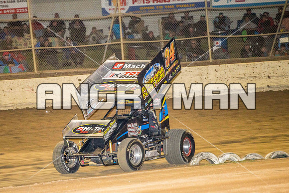 sprintcar 34 t34 Brad Whitchurch - 28 - Latrobe - 28th March 2015