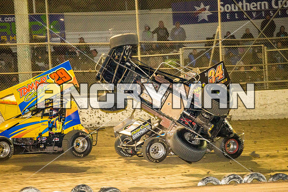 sprintcar 41 t41 damian robins - 28 - Latrobe - 28th March 2015-8