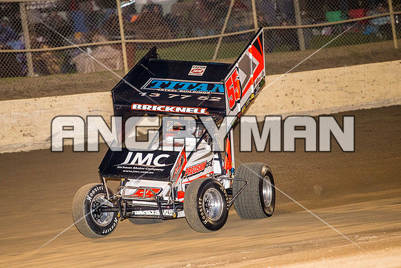 sprintcar 55 t55 jamie bricknell - 28 - Latrobe - 28th March 2015