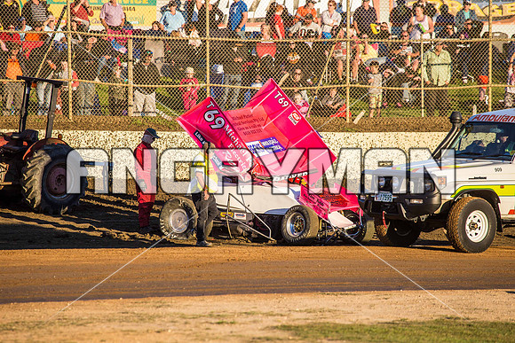 sprintcar 69 t69 michael parker - 28 - Latrobe - 28th March 2015-13