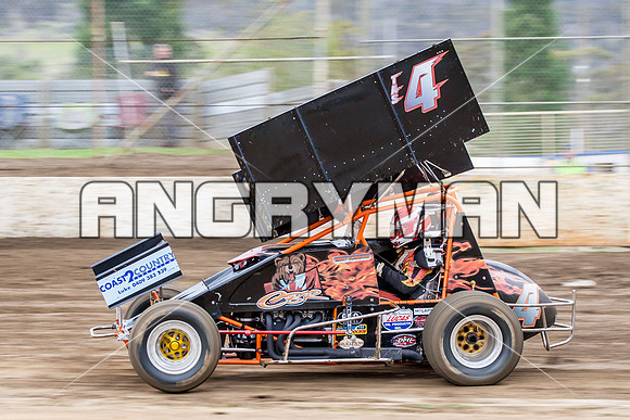 sprintcar 4 t4 t04 gerry hoekstra - 4 - Hobart 2nd Nov 2013-2