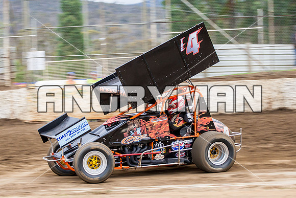 sprintcar 4 t4 t04 gerry hoekstra - 4 - Hobart 2nd Nov 2013-5
