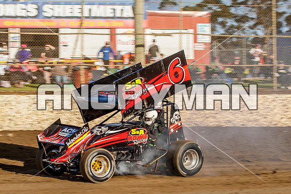sprintcar 6 t6 adrian redpath - 5 - Latrobe - 16th Nov 2013-16