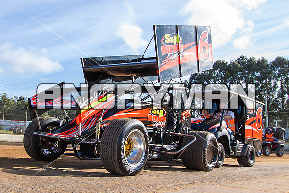 sprintcar 6 t6 adrian redpath - 5 - Latrobe - 16th Nov 2013