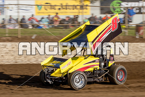 sprintcar 8 curt smith t8 - 5 - Latrobe - 16th Nov 2013-2