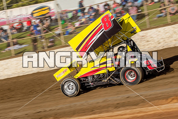 sprintcar 8 curt smith t8 - 5 - Latrobe - 16th Nov 2013-4