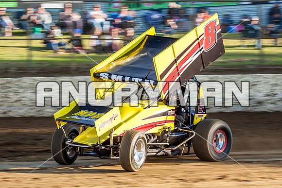 sprintcar 8 curt smith t8 - 5 - Latrobe - 16th Nov 2013-5