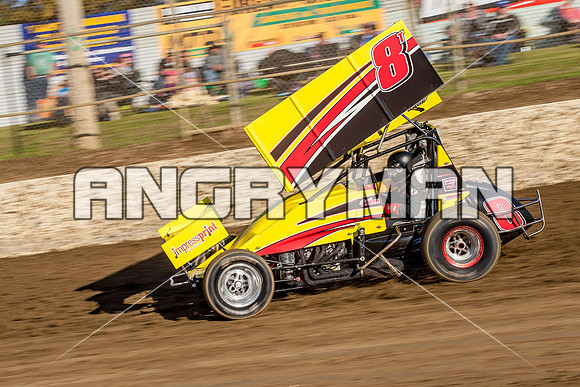sprintcar 8 curt smith t8 - 5 - Latrobe - 16th Nov 2013-7