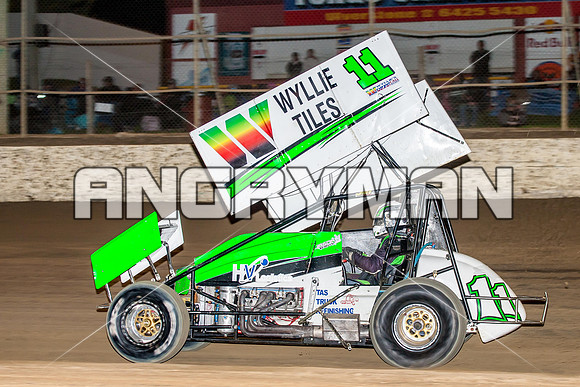 sprintcar 11 t11 Jason Redpath - 5 - Latrobe - 16th Nov 2013-16