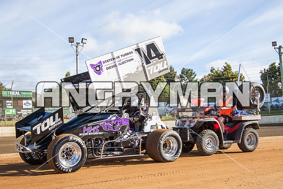 sprintcar 14 mark house t14 - 5 - Latrobe - 16th Nov 2013