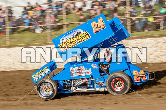 sprintcar 24 t24 shaun robins - 5 - Latrobe - 16th Nov 2013-4