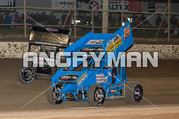 sprintcar 24 t24 shaun robins - 5 - Latrobe - 16th Nov 2013-5