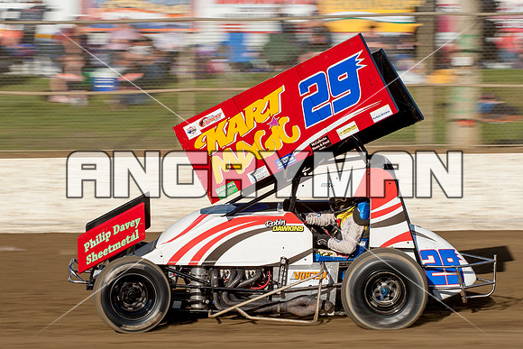 sprintcar 29 t29 robin dawkins - 5 - Latrobe - 16th Nov 2013-3