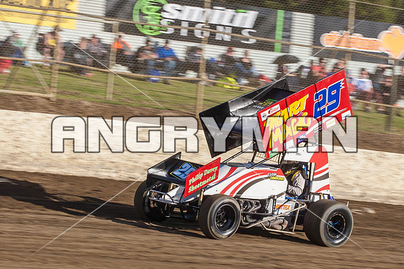 sprintcar 29 t29 robin dawkins - 5 - Latrobe - 16th Nov 2013