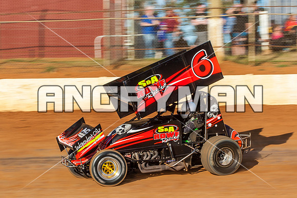 sprintcar 6 t6 adrian redpath - 6 - Carrick - 30th Nov 2013-2
