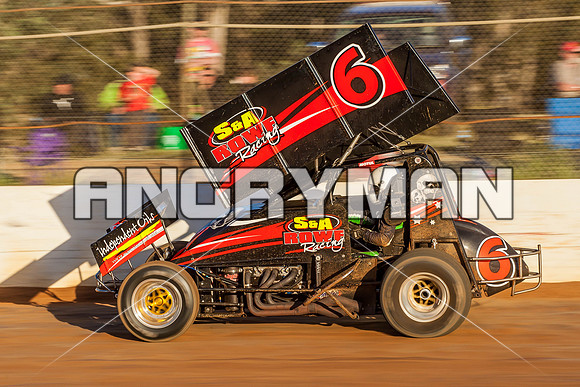 sprintcar 6 t6 adrian redpath - 6 - Carrick - 30th Nov 2013-13