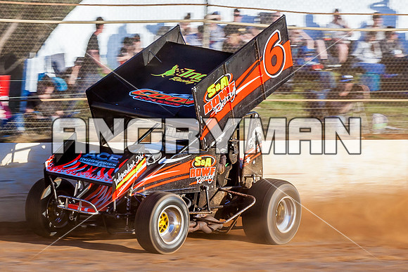 sprintcar 6 t6 adrian redpath - 6 - Carrick - 30th Nov 2013-14