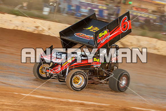 sprintcar 6 t6 adrian redpath - 6 - Carrick - 30th Nov 2013-16