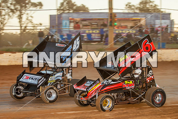 sprintcar 6 t6 adrian redpath - 6 - Carrick - 30th Nov 2013-17
