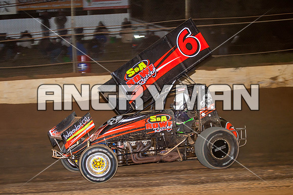 sprintcar 6 t6 adrian redpath - 6 - Carrick - 30th Nov 2013-20