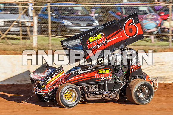 sprintcar 6 t6 adrian redpath - 6 - Carrick - 30th Nov 2013