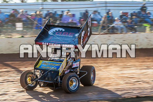 sprintcar 7 t7 tim hutchins - 6 - Carrick - 30th Nov 2013-2