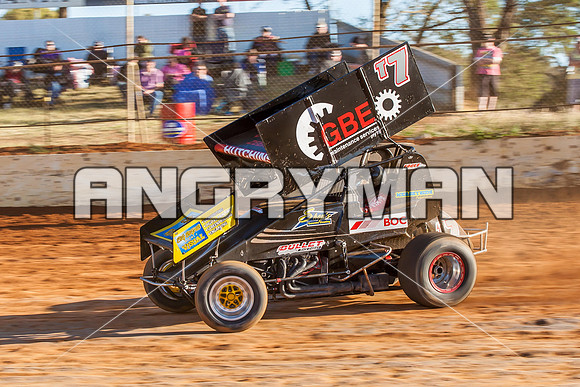 sprintcar 7 t7 tim hutchins - 6 - Carrick - 30th Nov 2013-3