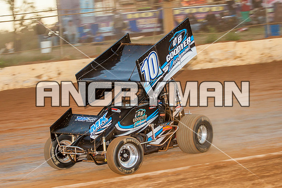 sprintcar 10 t10 callum zizek - 6 - Carrick - 30th Nov 2013-8