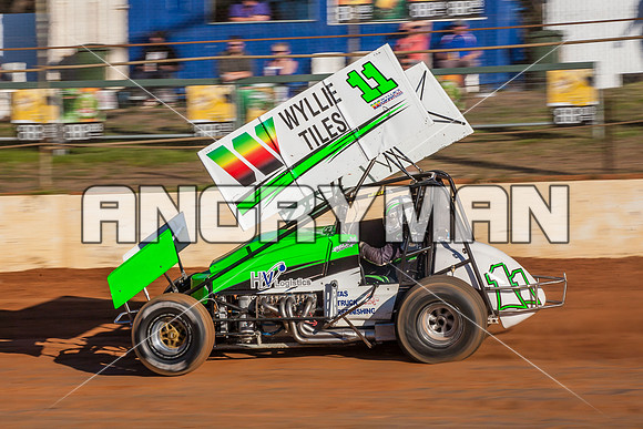 sprintcar 11 t11 Jason Redpath - 6 - Carrick - 30th Nov 2013-6