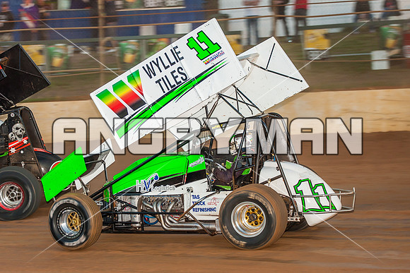 sprintcar 11 t11 Jason Redpath - 6 - Carrick - 30th Nov 2013-9