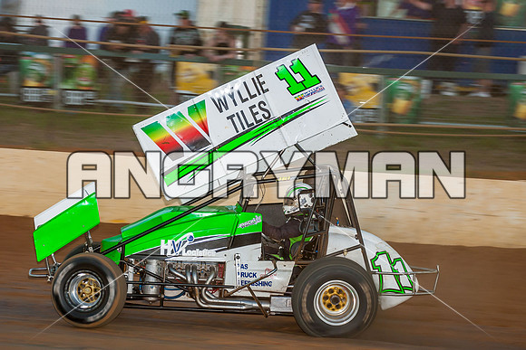 sprintcar 11 t11 Jason Redpath - 6 - Carrick - 30th Nov 2013-11