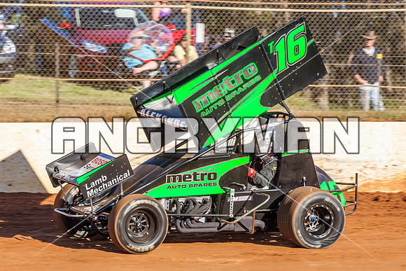 sprintcar 16 t16 adam alexander - 6 - Carrick - 30th Nov 2013