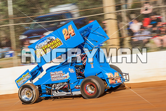 sprintcar 24 t24 shaun robins - 6 - Carrick - 30th Nov 2013-6