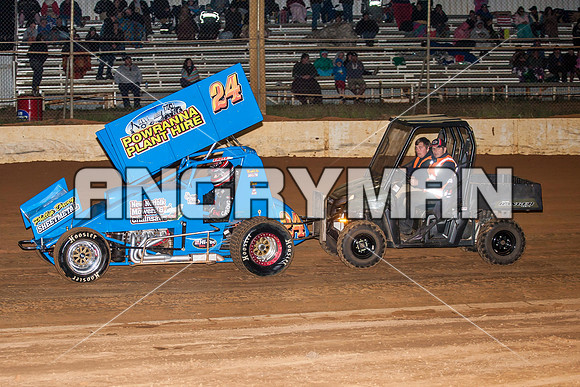 sprintcar 24 t24 shaun robins - 6 - Carrick - 30th Nov 2013-10