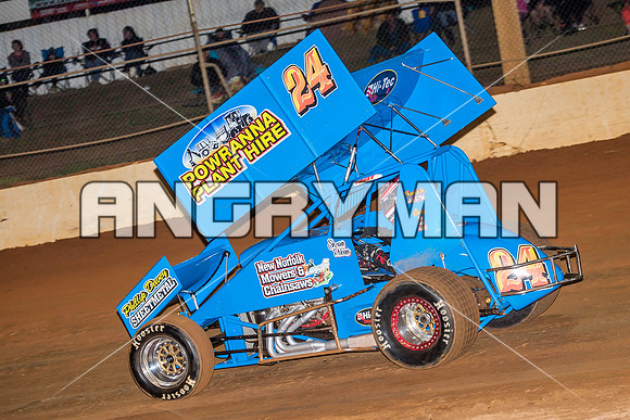 sprintcar 24 t24 shaun robins - 6 - Carrick - 30th Nov 2013-11
