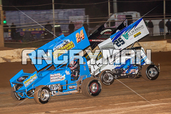 sprintcar 24 t24 shaun robins - 6 - Carrick - 30th Nov 2013-12