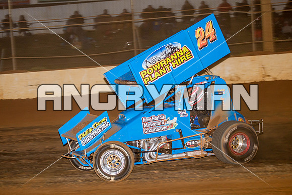 sprintcar 24 t24 shaun robins - 6 - Carrick - 30th Nov 2013-13
