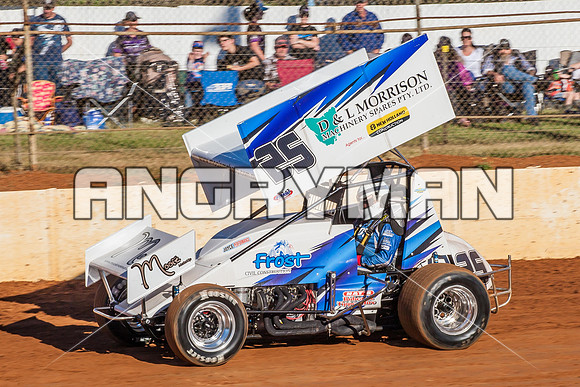 sprintcar 25 t25 anthony frost - 6 - Carrick - 30th Nov 2013