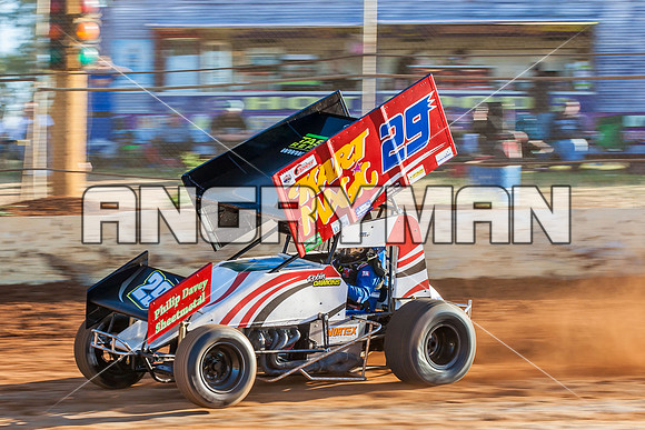 sprintcar 29 t29 robin dawkins - 6 - Carrick - 30th Nov 2013-4