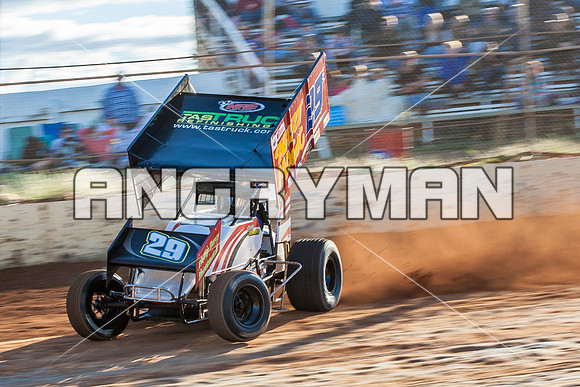 sprintcar 29 t29 robin dawkins - 6 - Carrick - 30th Nov 2013-7