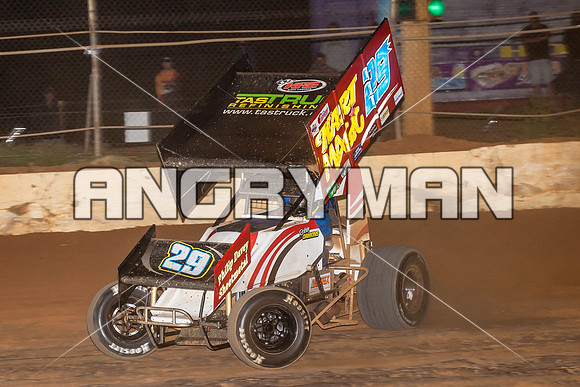 sprintcar 29 t29 robin dawkins - 6 - Carrick - 30th Nov 2013-13