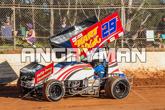 sprintcar 29 t29 robin dawkins - 6 - Carrick - 30th Nov 2013