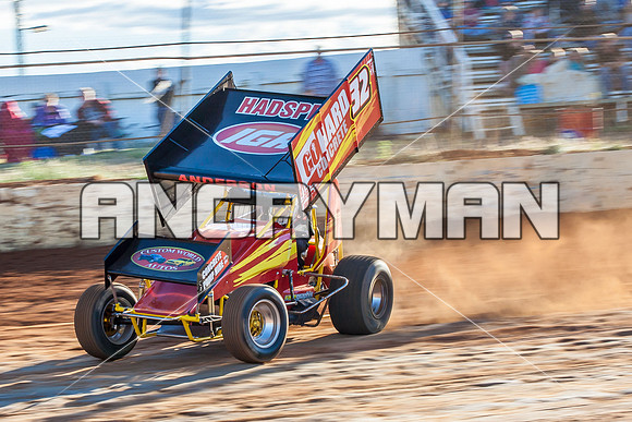 sprintcar 32 t32 nick anderson - 6 - Carrick - 30th Nov 2013-4
