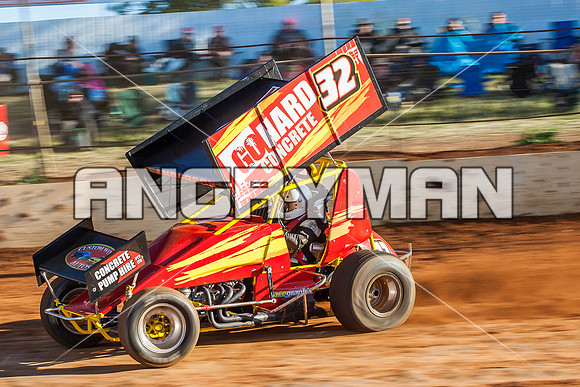 sprintcar 32 t32 nick anderson - 6 - Carrick - 30th Nov 2013-5