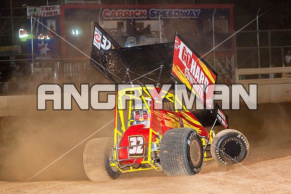 sprintcar 32 t32 nick anderson - 6 - Carrick - 30th Nov 2013-16