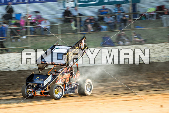 sprintcar 4 t4 Gerry Hoekstra - 3 - Latrobe - 24th Oct 2015