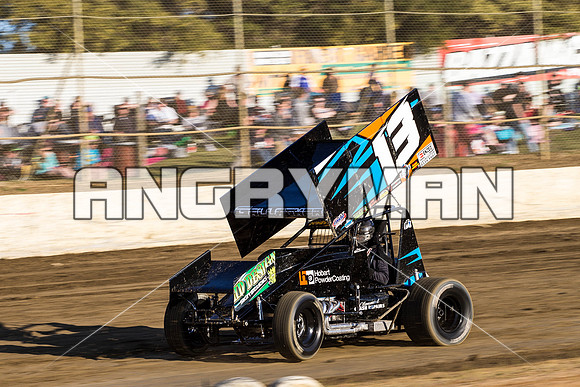 sprintcar 13 T13 Chris Gallagher - 3 - Latrobe - 24th Oct 2015-2