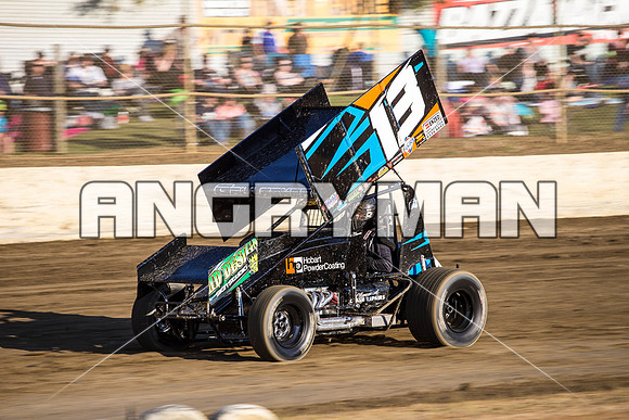 sprintcar 13 T13 Chris Gallagher - 3 - Latrobe - 24th Oct 2015-5
