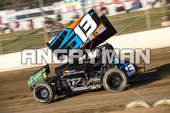 sprintcar 13 T13 Chris Gallagher - 3 - Latrobe - 24th Oct 2015-6